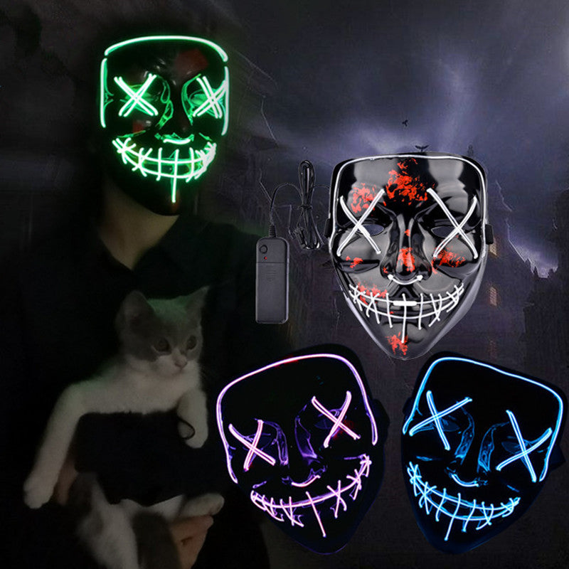 Máscaras de Horror Led para Festas
