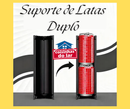 Suporte de Latas Duplo de Recarga Tática Automática