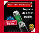 Suporte de Latas Duplo de Recarga Tática Automática