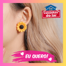 Colar e Brincos Girassol