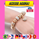 Pulseira Cristal Coração