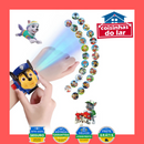 Relógio Patrulha Canina com Projeção 3D