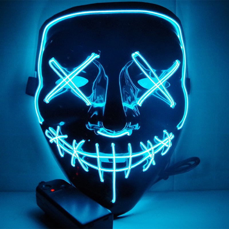 Máscaras de Horror Led para Festas