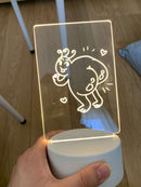 Super Vidro Mágico  + Caneta (Luminária)