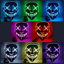 Máscaras de Horror Led para Festas