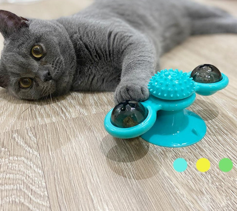 Brinquedo Moinho de Vento Gatos