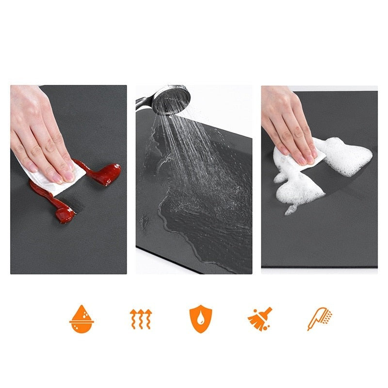 Super Tapete de Cozinha Absorvente