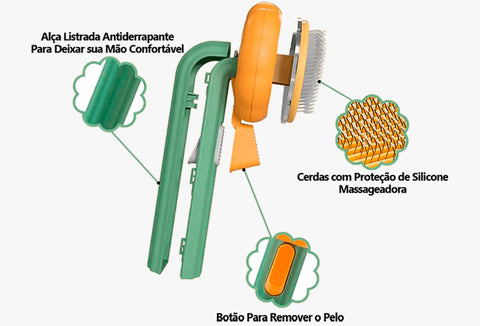 Escova de Pet Sonhos Terapêutica