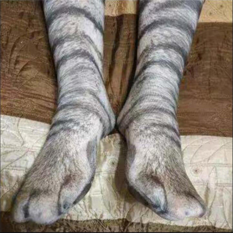 Meias Divertidas 3D de Patas de Bichos