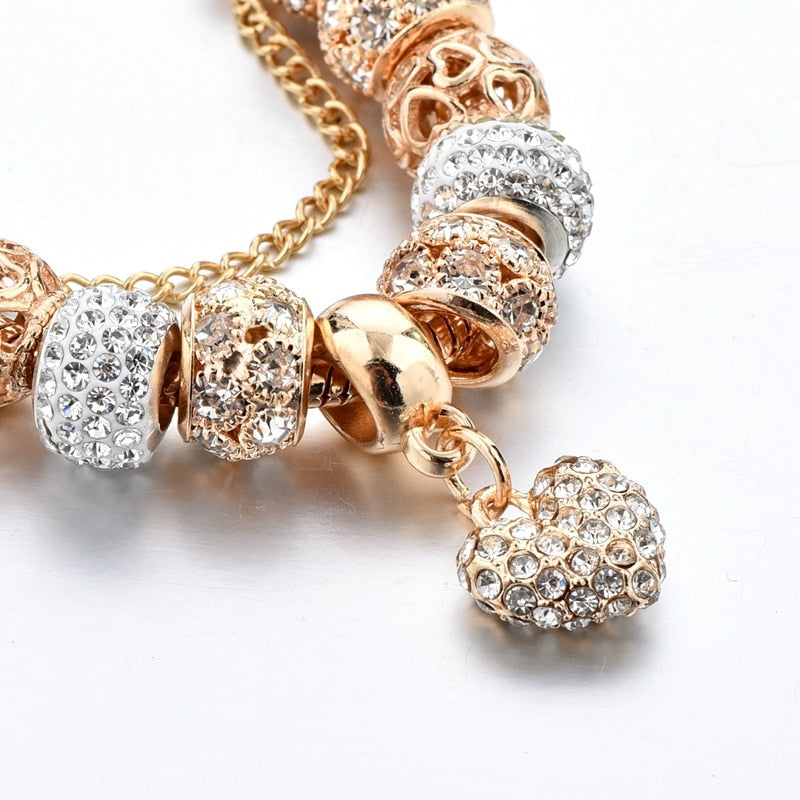 Pulseira Cristal Coração