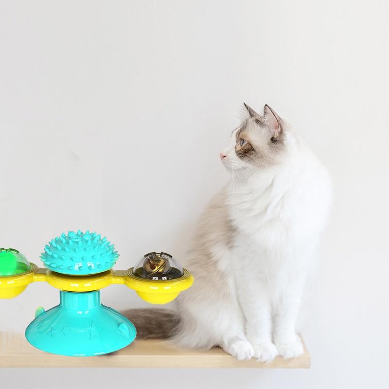 Brinquedo Moinho de Vento Gatos
