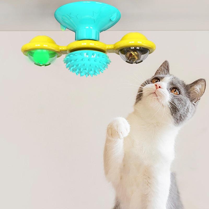 Brinquedo Moinho de Vento Gatos