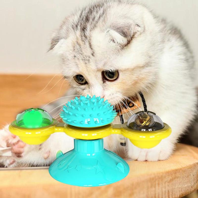 Brinquedo Moinho de Vento Gatos
