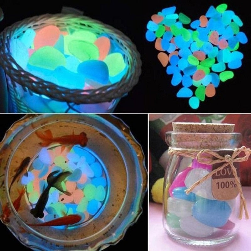Pedras Fluorescentes para Casa e Jardim