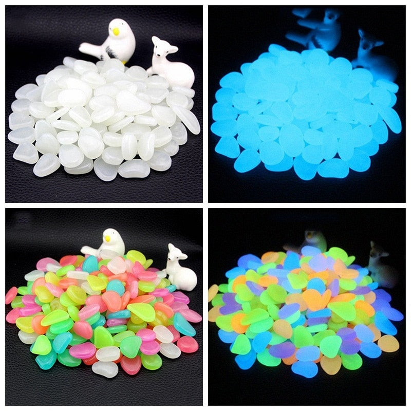 Pedras Fluorescentes para Casa e Jardim