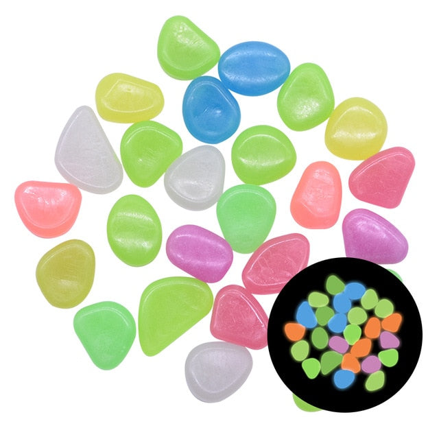 Pedras Fluorescentes para Casa e Jardim
