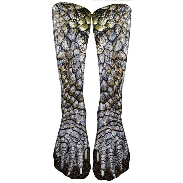 Meias Divertidas 3D de Patas de Bichos