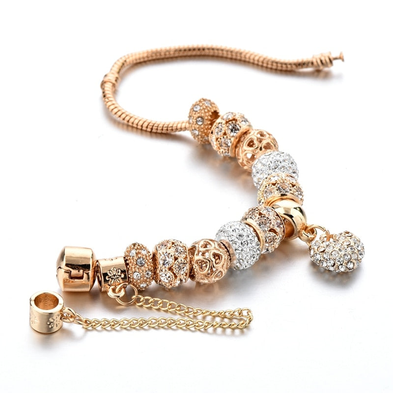 Pulseira Cristal Coração
